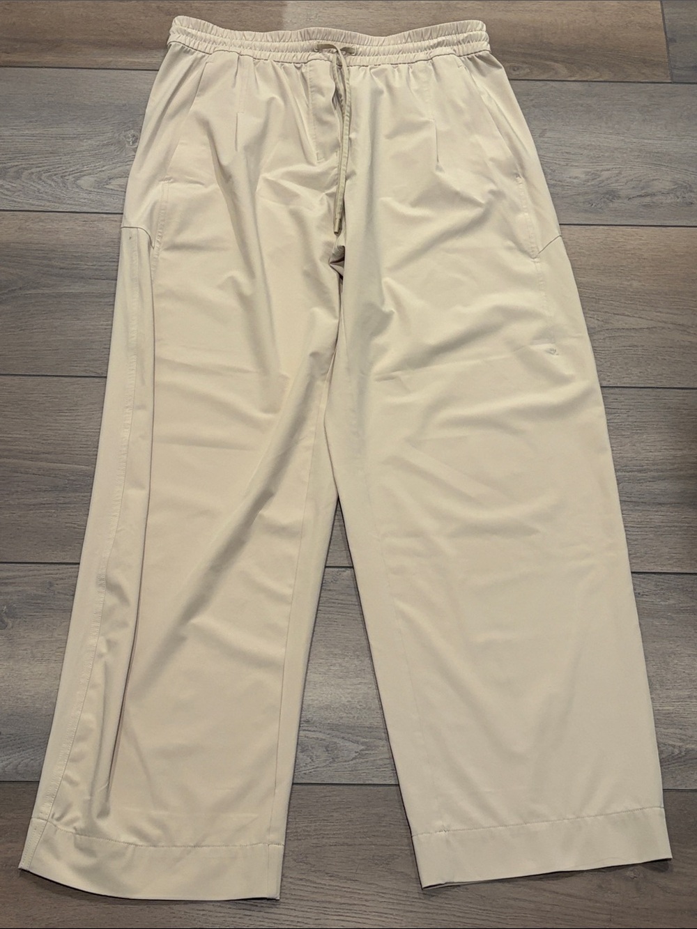 lululemon athletica Wide-Leg Drawstring Trousers - Beige
